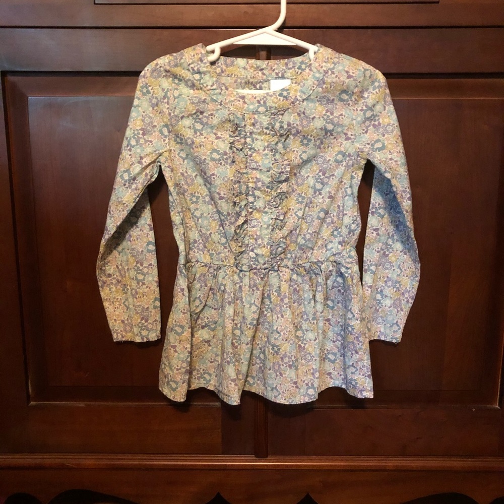 Edgehill Collection girls 4T floral top shirt